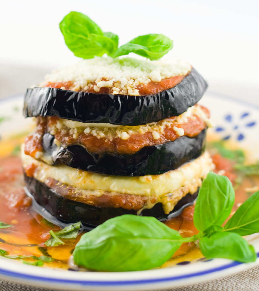 plate-of-eggplant-summer-squash-parmigiana