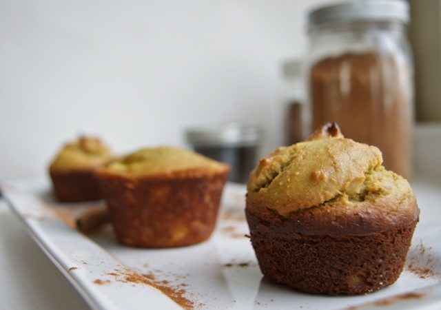 Almond Flour Muffins (side view)