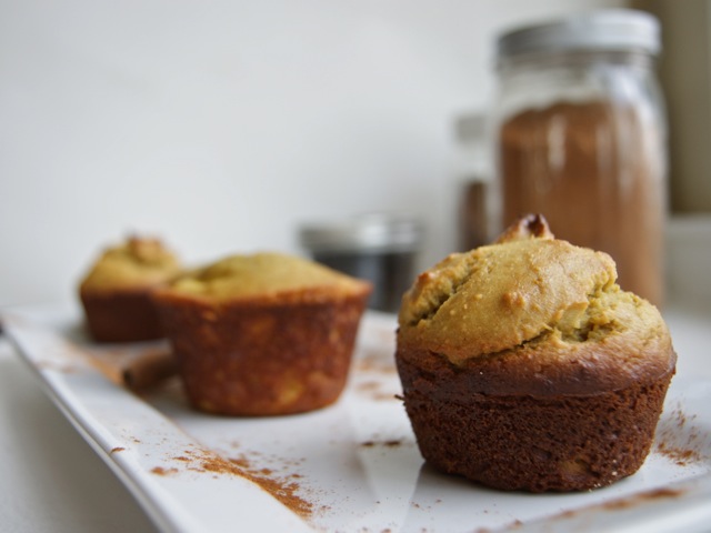 Almond Flour Muffins (side view)
