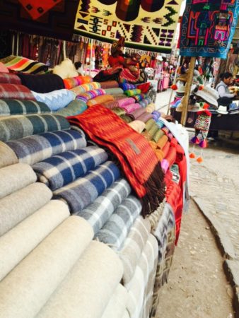 Warm alpaca wool blankets